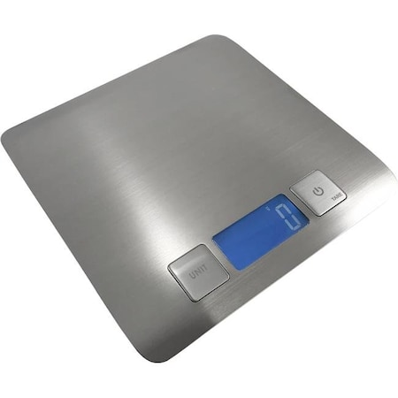 Moon Knight Optima Home Scales GA-5000 Galaxy Stainless Steel Kitchen Weight Scale; Silver GA-5000